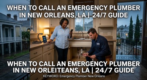 When to Call an Emergency Plumber in New Orleans, LA | 24/7 Guide
