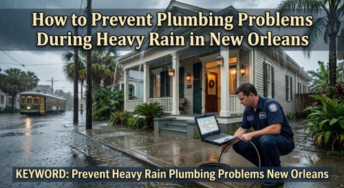 How to Prevent Plumbing Problems During Heavy Rain in NOLA