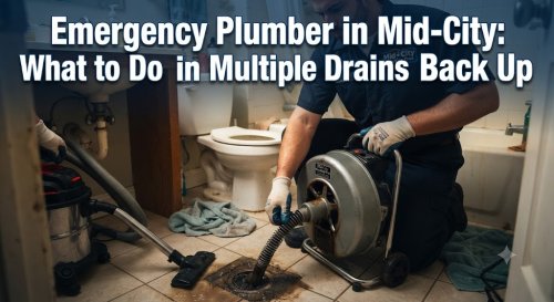 Emergency Plumber Mid-City: Multiple Drains Backed Up