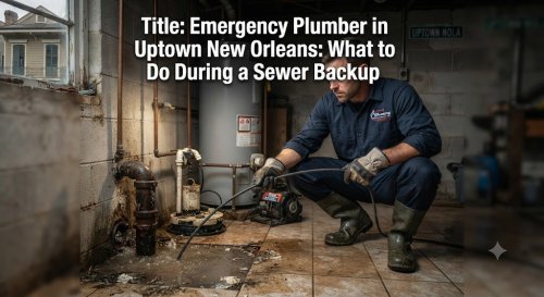 Emergency Plumber Uptown New Orleans: Sewer Backup Guide