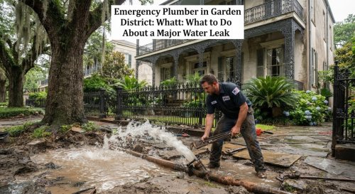 Emergency Plumber in Garden District: Fix Major Leaks Fast