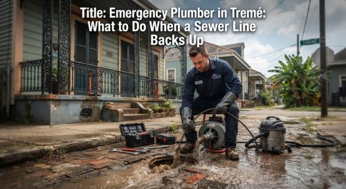 Emergency Plumber in Tremé: Fix Sewer Backups Fast