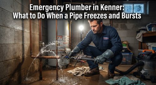 Emergency Plumber in Kenner: Pipe Freezing & Bursts