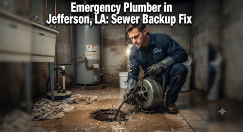 Emergency Plumber in Jefferson, LA: Sewer Backup Fix