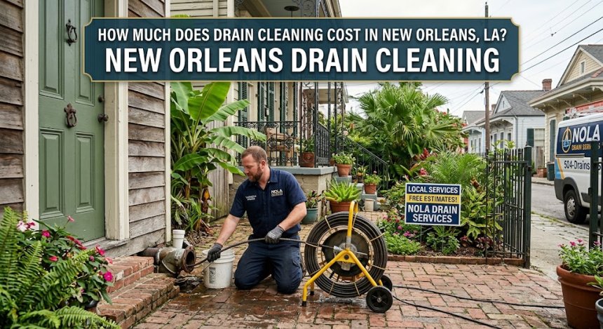 Drain Cleaning Cost in New Orleans: What to Expect