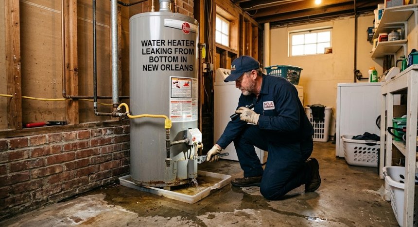 Water Heater Leaking From Bottom in New Orleans