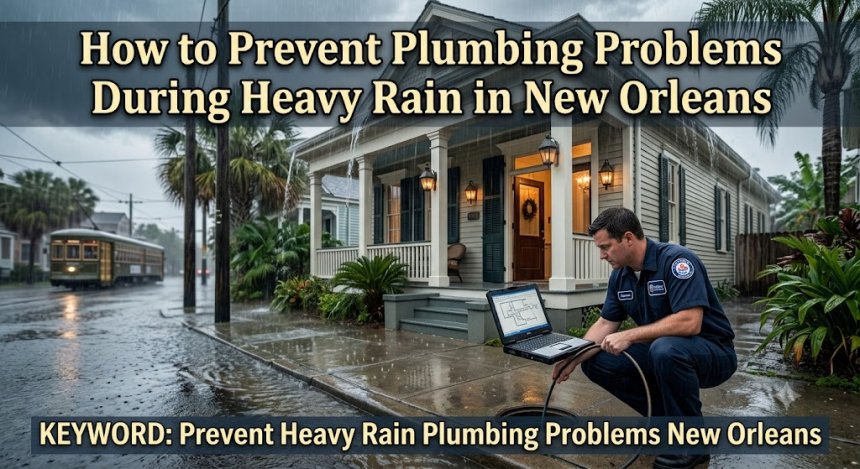How to Prevent Plumbing Problems During Heavy Rain in NOLA