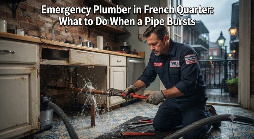 Emergency Plumber in French Quarter: Burst Pipe Guide
