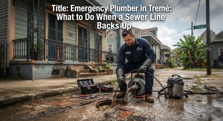 Emergency Plumber in Tremé: Fix Sewer Backups Fast