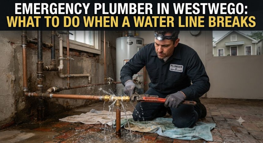 Emergency Plumber Westwego: Water Line Break Fix
