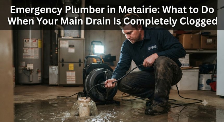 Emergency Plumber in Metairie: Main Drain Clog Guide