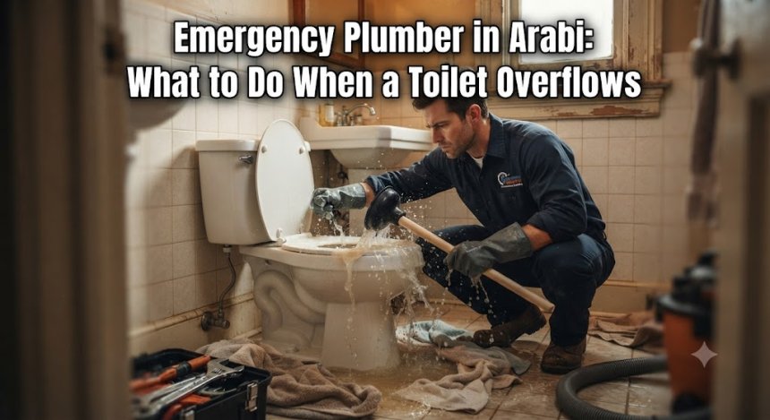 Emergency Plumber in Arabi: Overflowing Toilet Fix