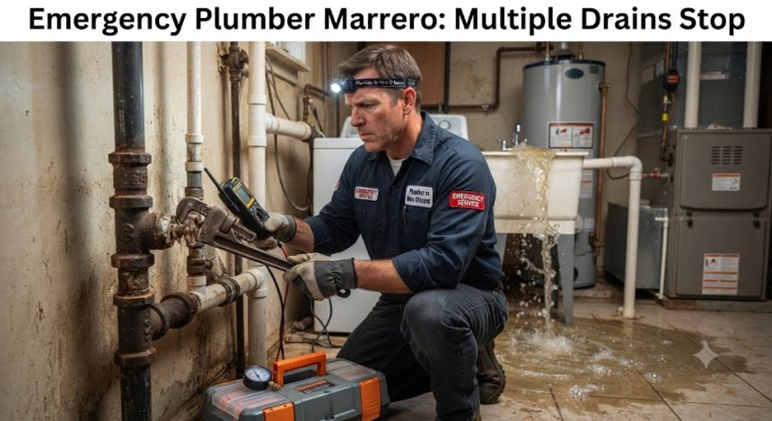Emergency Plumber Marrero: Multiple Drains Stop