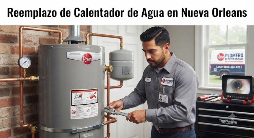 Reemplazo de Calentador de Agua en Nueva Orleans